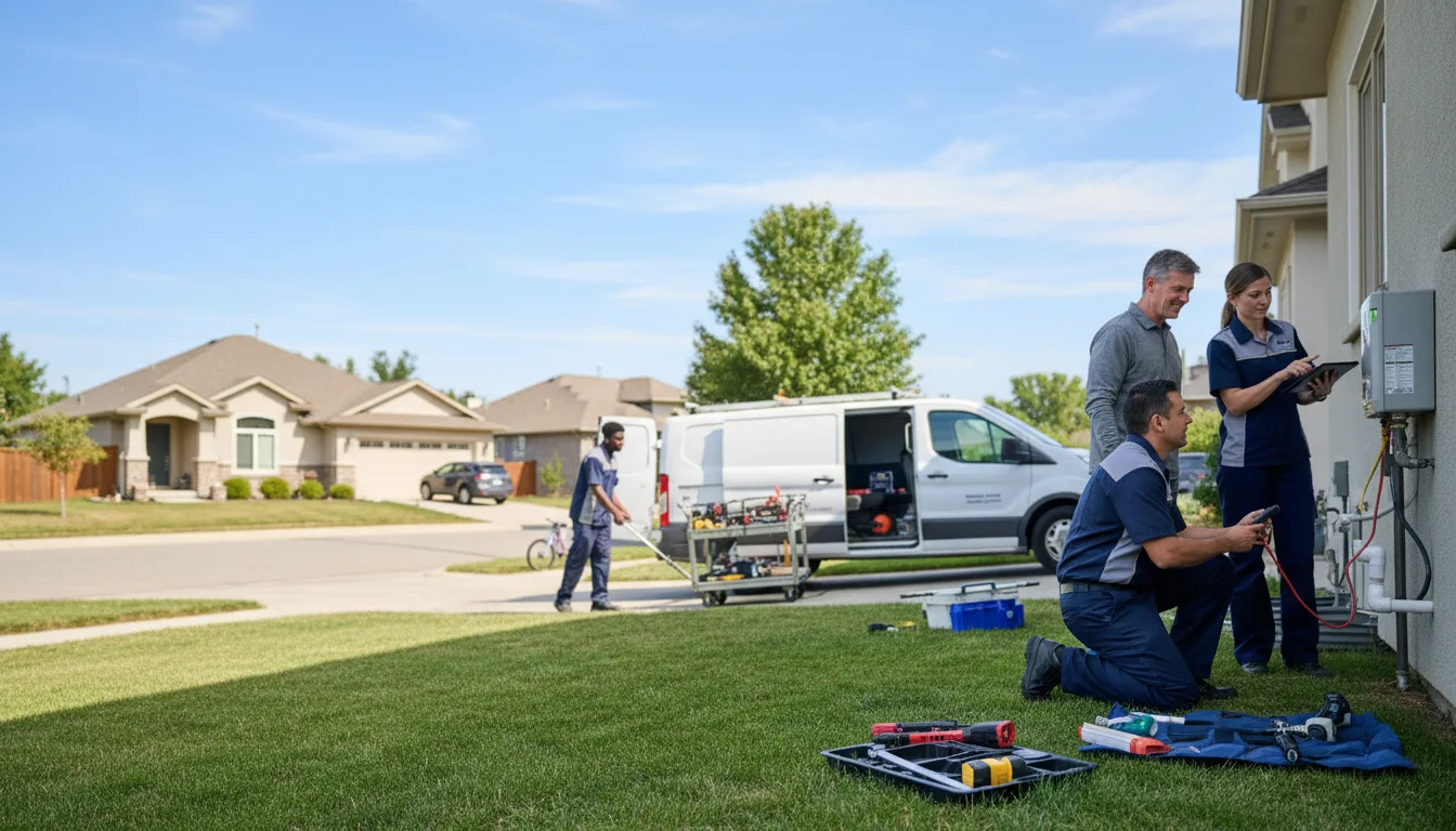 Tankless water heater service in Albany, MN